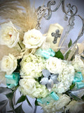 Royal Floral Feathered Centerpiece Rental