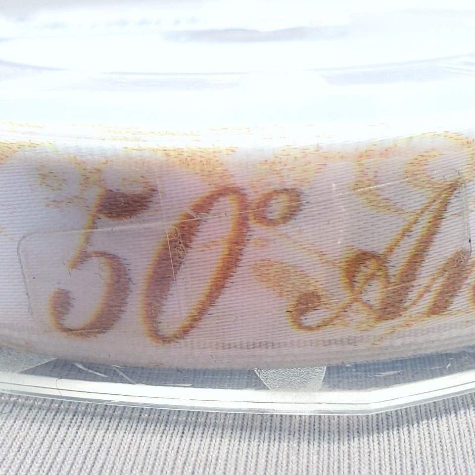 Decorative 25th & 50th Anniversary Ribbons