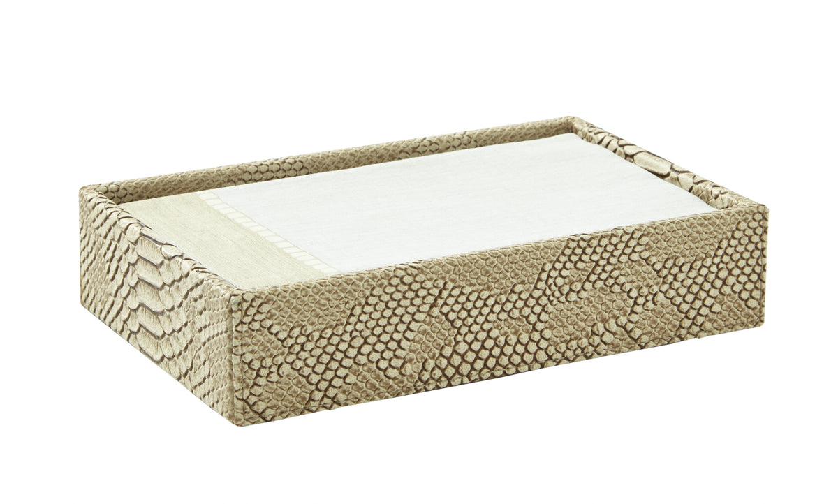 Python Bone Guest Towel Holder W/ Napkins