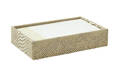 Python Bone Guest Towel Holder W/ Napkins