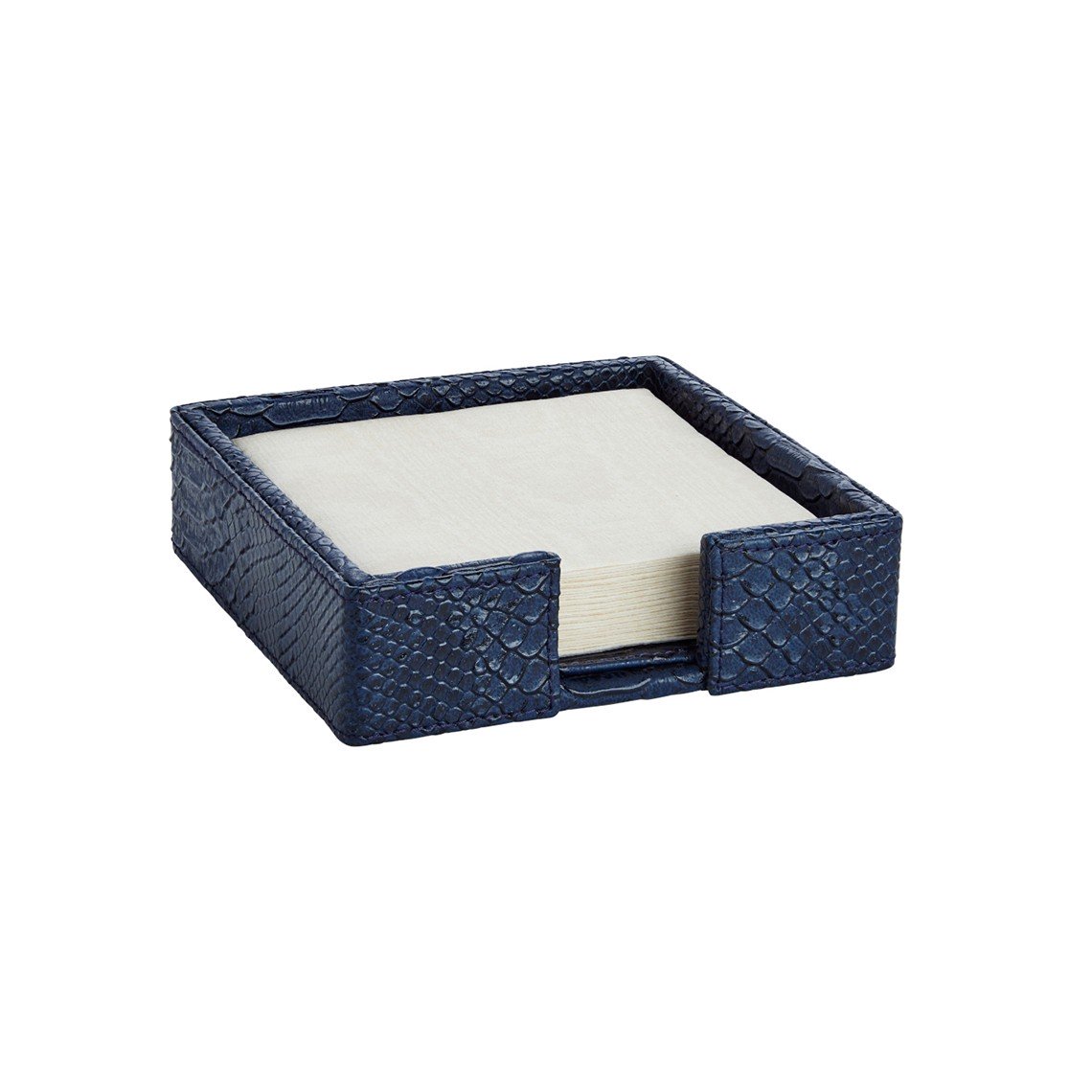 Python Midnight Cocktail Napkin Holder W/ Napkins