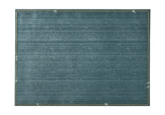 Silk Deep Sea Rectangular Placemat W/ Crystals