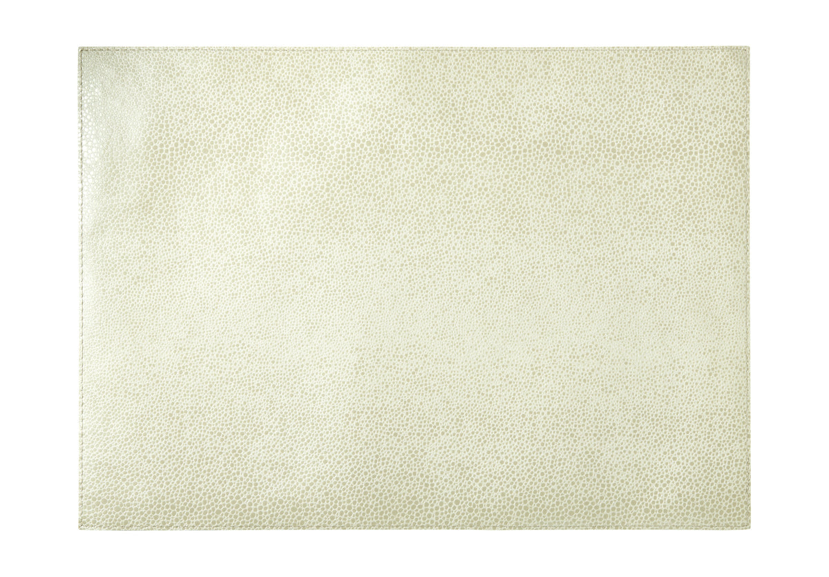 Shagreen Ivory Rectangular Placemat