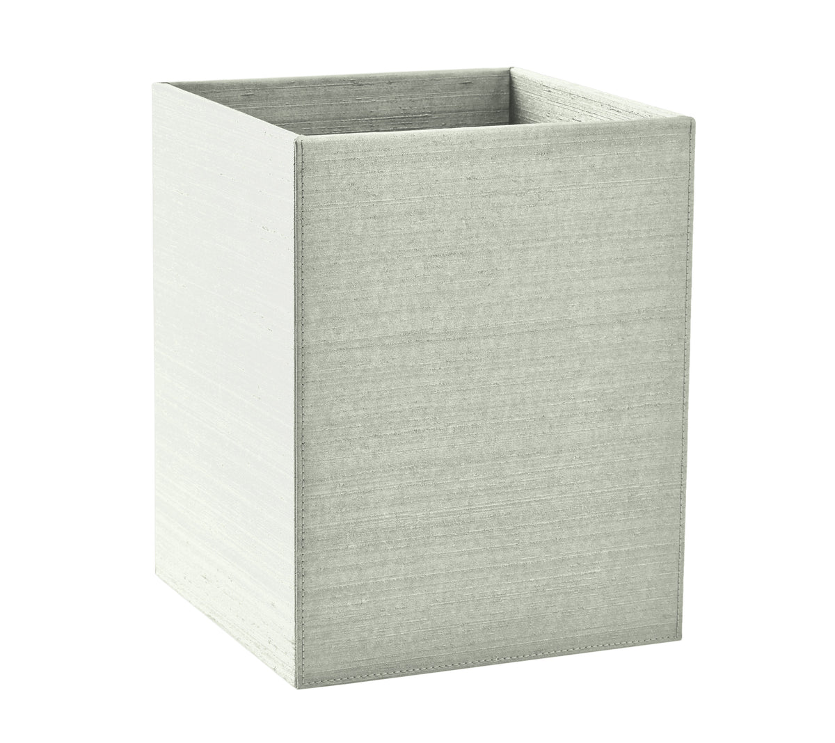 Silk Ivory Waste Basket