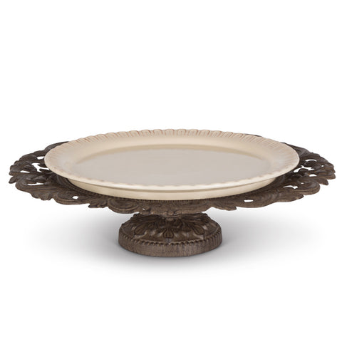 GG Collection 19" Dia Pedastal Serving Platter - 20% OFF