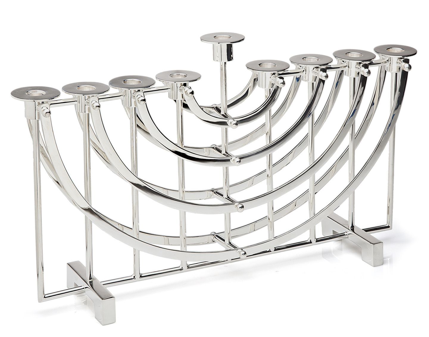 Ricci Argentieri Nickel Menorah w/ C-Cups - 20% OFF