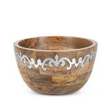 GG Collection Wood/Metal Deep Serving Bowl - 20% OFF