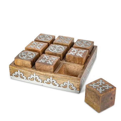 GG Collection Wood/Metal Tic Tac Toe - 20% OFF