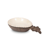 GG Collection Acanthus Stoneware Spoon Rest / Metal Base - 20% OFF