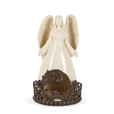 GG Collection Ceramic Angel with metal base - 20% OFF
