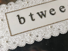 Keepsake Swarovski Plaque - Branded Logo