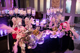 Disco Ball and Floral Table Decor