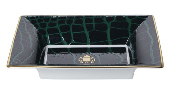 Alligator Emerald Vide Poche/ Jewelry Tray
