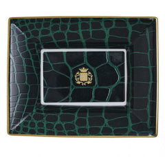 Alligator Emerald Vide Poche/ Jewelry Tray