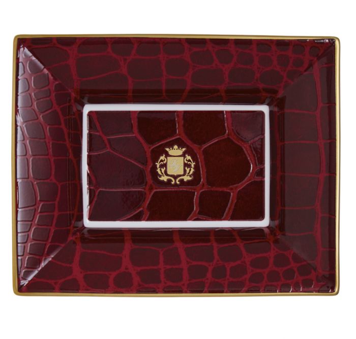 Alligator Ruby Vide Poche/ Jewelry Tray
