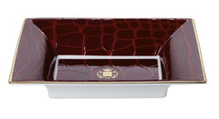Alligator Ruby Vide Poche/ Jewelry Tray