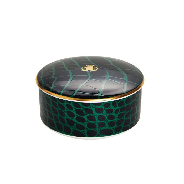 Alligator Emerald Jewelry Box