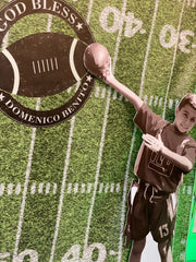 Backdrop - Vintage Football Field Rental