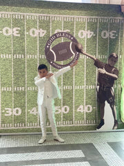 Backdrop - Vintage Football Field Rental