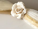 Dalmazio Design Glittered Roses Anniversary Oval Banner w/ Personalization