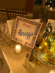 Italian Cities Table Signs