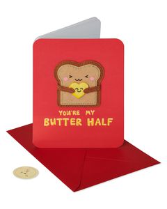 Butter Half Funny Valentine's Day Greeting Card