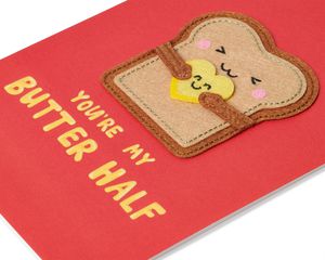Butter Half Funny Valentine's Day Greeting Card