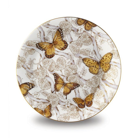 Butterfly Jeweled Decorative Plate