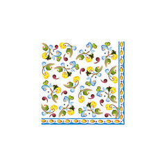 Toscana Patterned Paper Cocktail Napkins In Acrylic Holder Gift Set (Set Of 30)