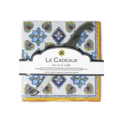 Siena Cocktail Napkin Set of 20 with Mini Cheese Knife