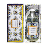 Fleur D'orange Fragranced Liquid Hand Wash in Glass Bottle with Coordinating Tea Towel in Decorative Gift Box