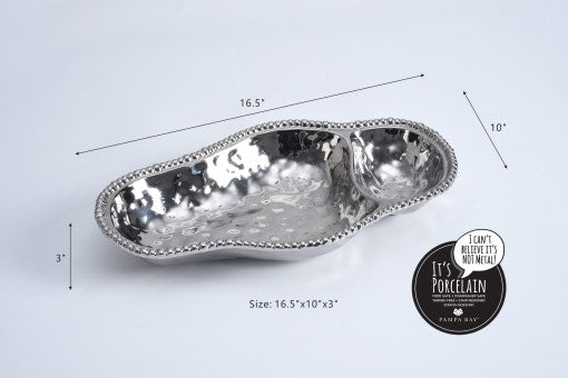 Verona 2 Section Serving Piece