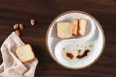 Golden Salerno Small 2 Section Platter
