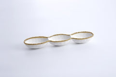 Pampa Bay Golden Salerno 3 Section Serving Piece - 25% OFF