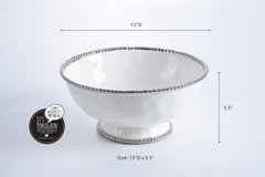 Salerno Oversized Footed Bowl