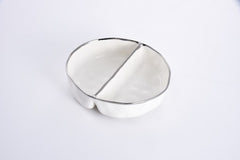 Pampa Bay Bianca large 2 section serving piece - 25% OFF