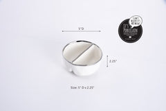Bianca small 2 section serving piece