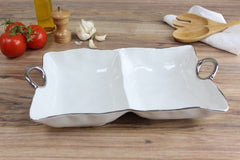 Handle with Style deep 2 section rectangular server