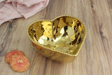 Love is in the Air Gold big heart bowl