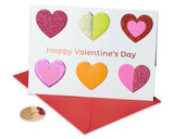 Colorful Hearts Valentine's Day Greeting Card
