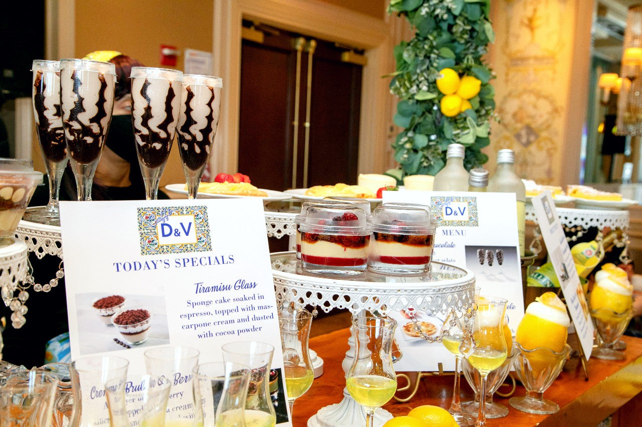 Personalized Tiled Dessert Cafe Rental