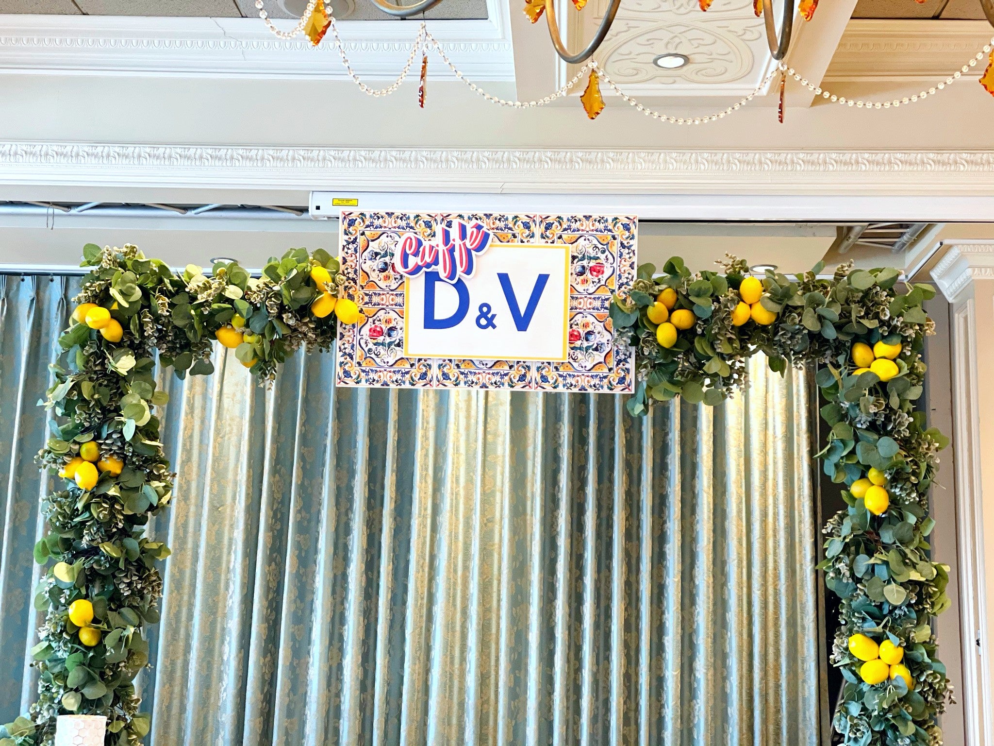 Personalized Tiled Dessert Cafe Rental
