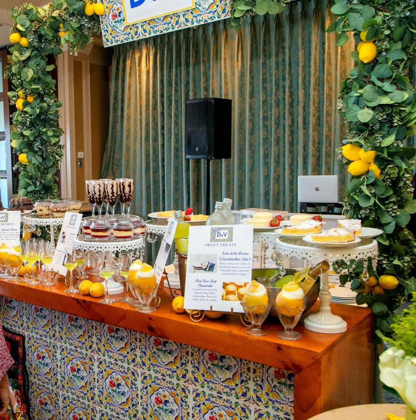 Personalized Tiled Dessert Cafe Rental