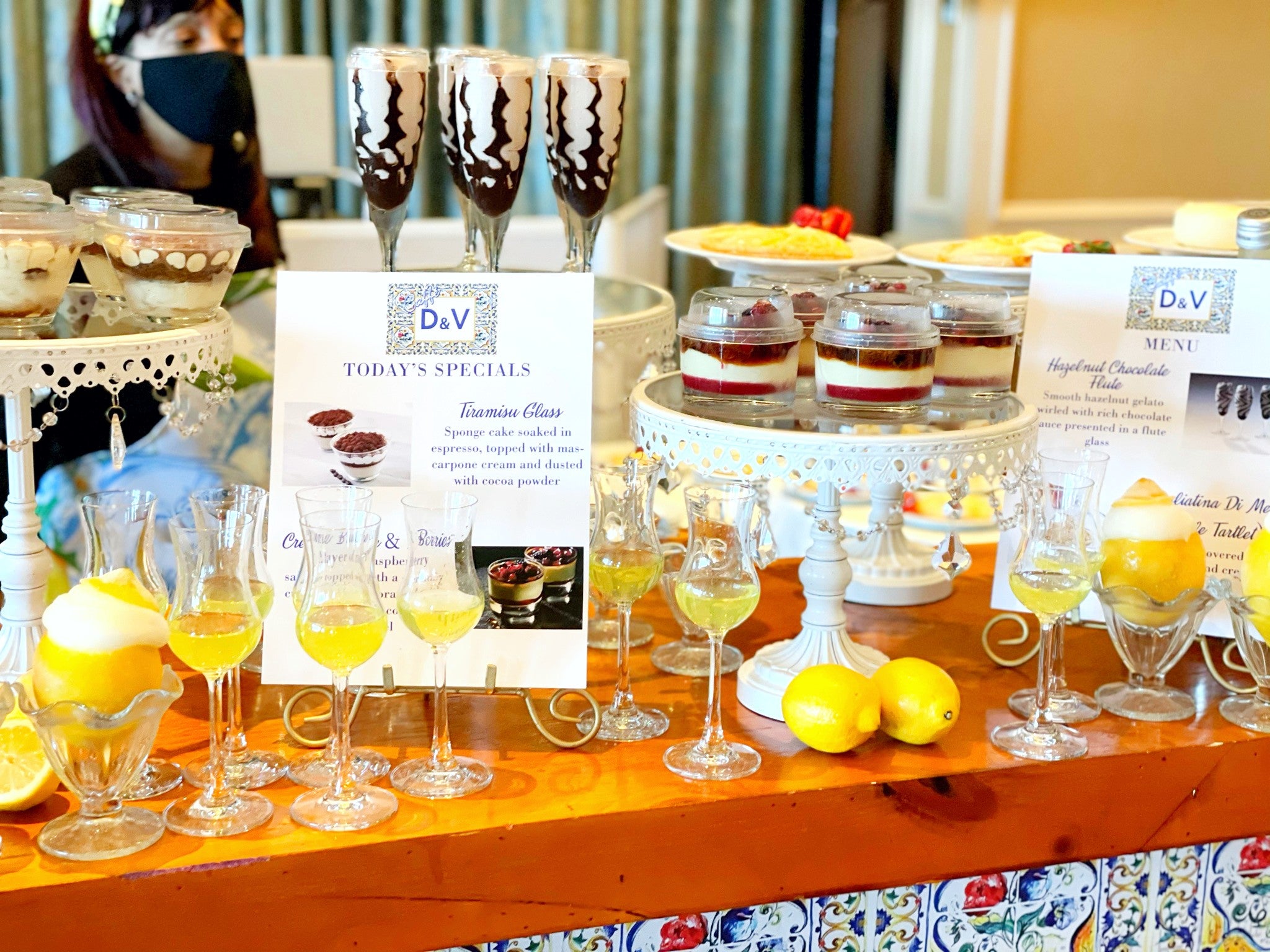 Personalized Tiled Dessert Cafe Rental