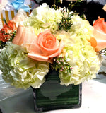 Dalmazio Design Fresh Floral Vase Centerpiece
