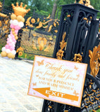 Royal Blessings Custom Yard Sign