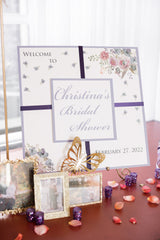 Lavender Garden Welcome Sign Rental