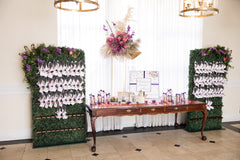Lavender Garden Theme Escort Cards