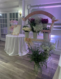 Bridal Flower Bar Rental
