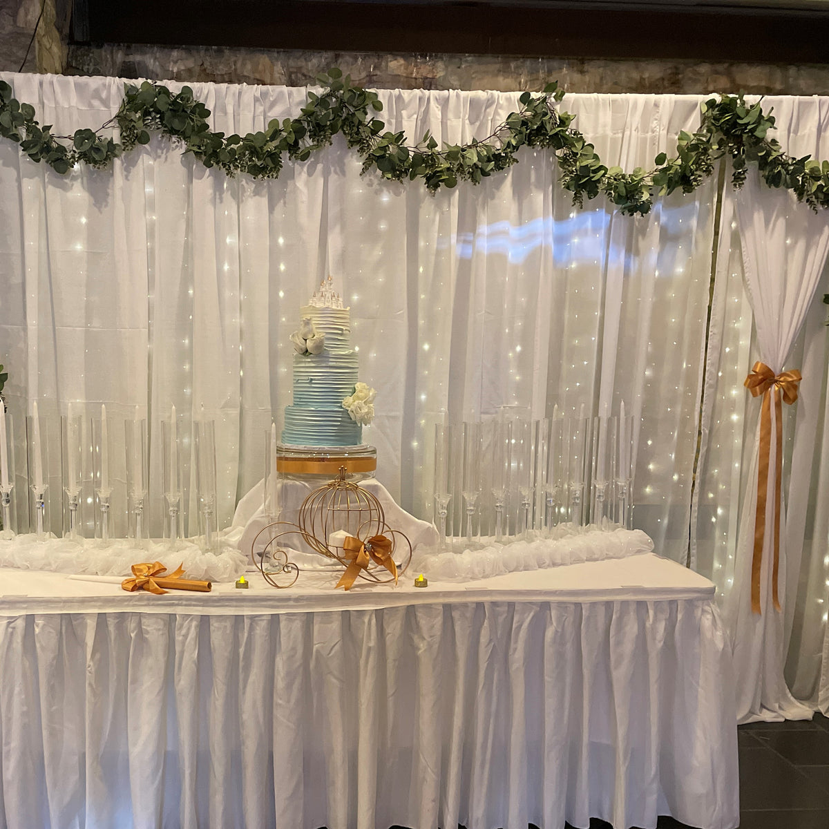 Magic Kingdom Fairy Light Backdrop Rental
